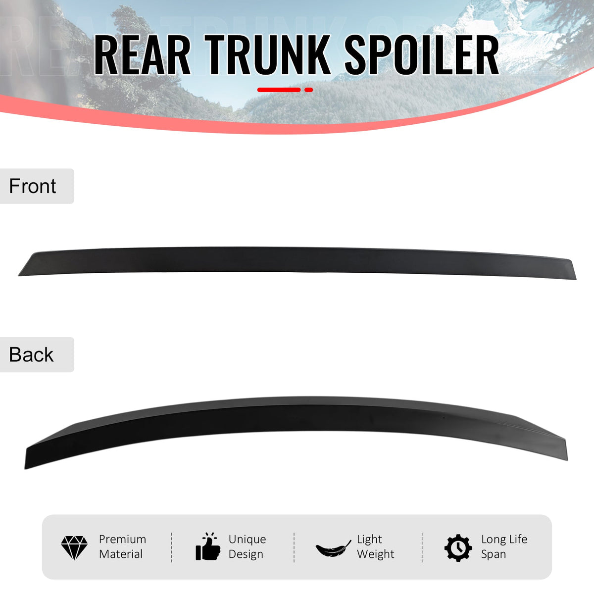 2014-2021 BMW F22 2-Series Coupe PSM Trunk Spoiler