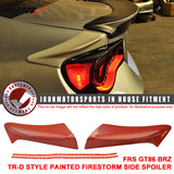 2013-2020 Scion FRS Subaru BRZ Toyota 86 Trunk Side Spoiler Splitter