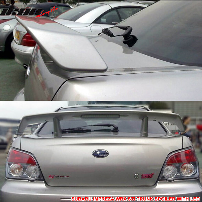 2002-2007 Subaru Impreza WRX STI Unpainted OE Style Rear Spoiler Wing