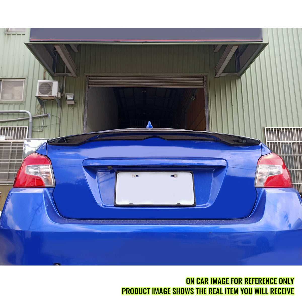 2015-2021 Subaru WRX D2 Style Unpainted Black Rear Trunk Spoiler ABS