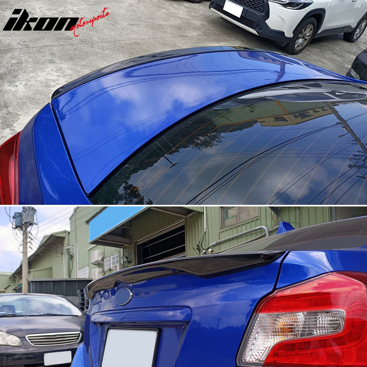 2015-2021 Subaru WRX D2 Style Gloss Black Rear Trunk Spoiler ABS