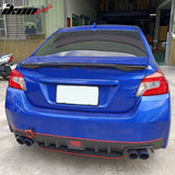 2015-2021 Subaru WRX D2 Style Gloss Black Rear Trunk Spoiler ABS