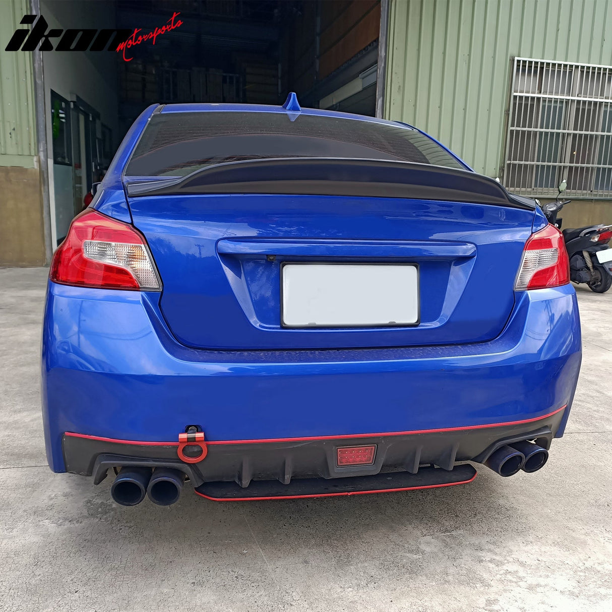 2015-2021 Subaru WRX PSM Unpainted Black Rear Trunk Spoiler ABS