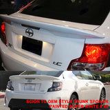 2011-2016 Scion tC Painted Color ABS Rear Spoiler Wing