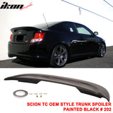 2011-2016 Scion tC Painted Color ABS Rear Spoiler Wing