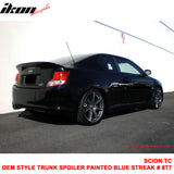 2011-2016 Scion tC Painted Color ABS Rear Spoiler Wing