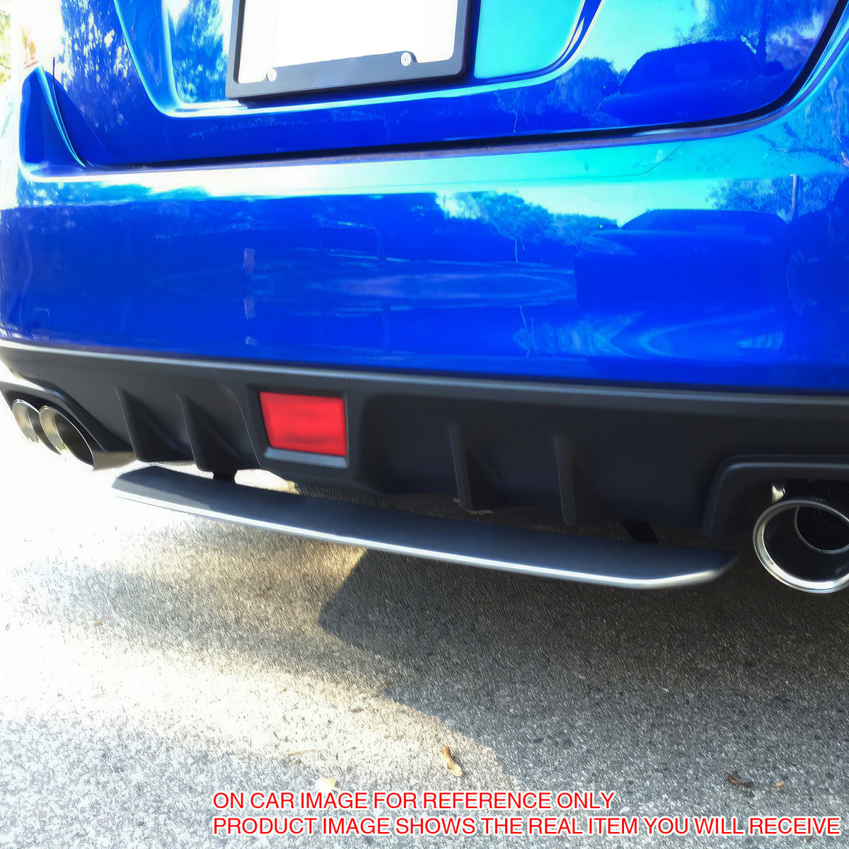 Rear Bumper Lip Diffuser for Subaru WRX STI 2015-2021 STI Style Gloss Black