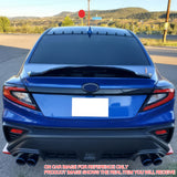 2012-2016 Subaru WRX STI Japan Style Gloss Black Rear Roof Spoiler ABS