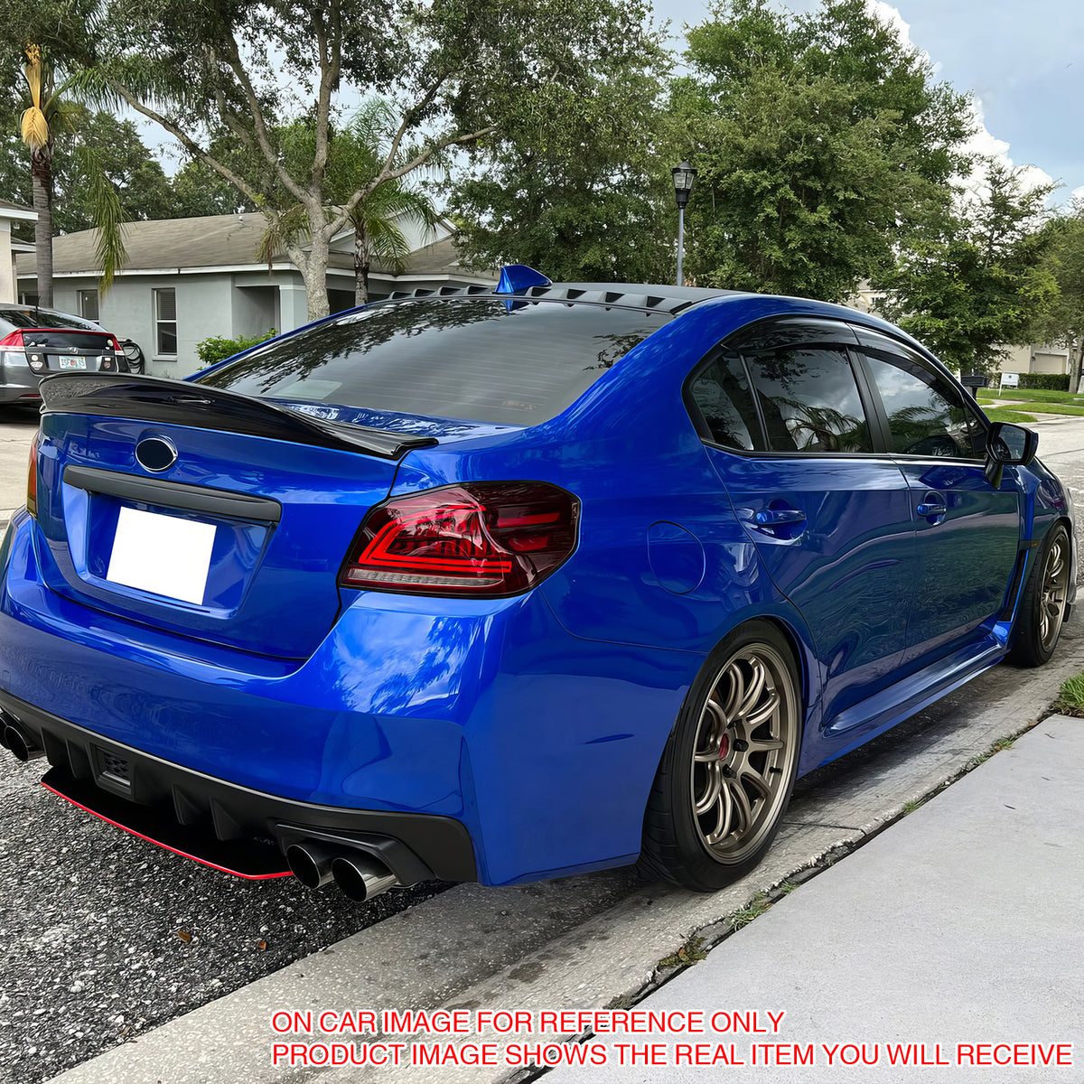 Roof Spoiler for Subaru WRX STI 2012-2016 Japan Style Painted Pearl White