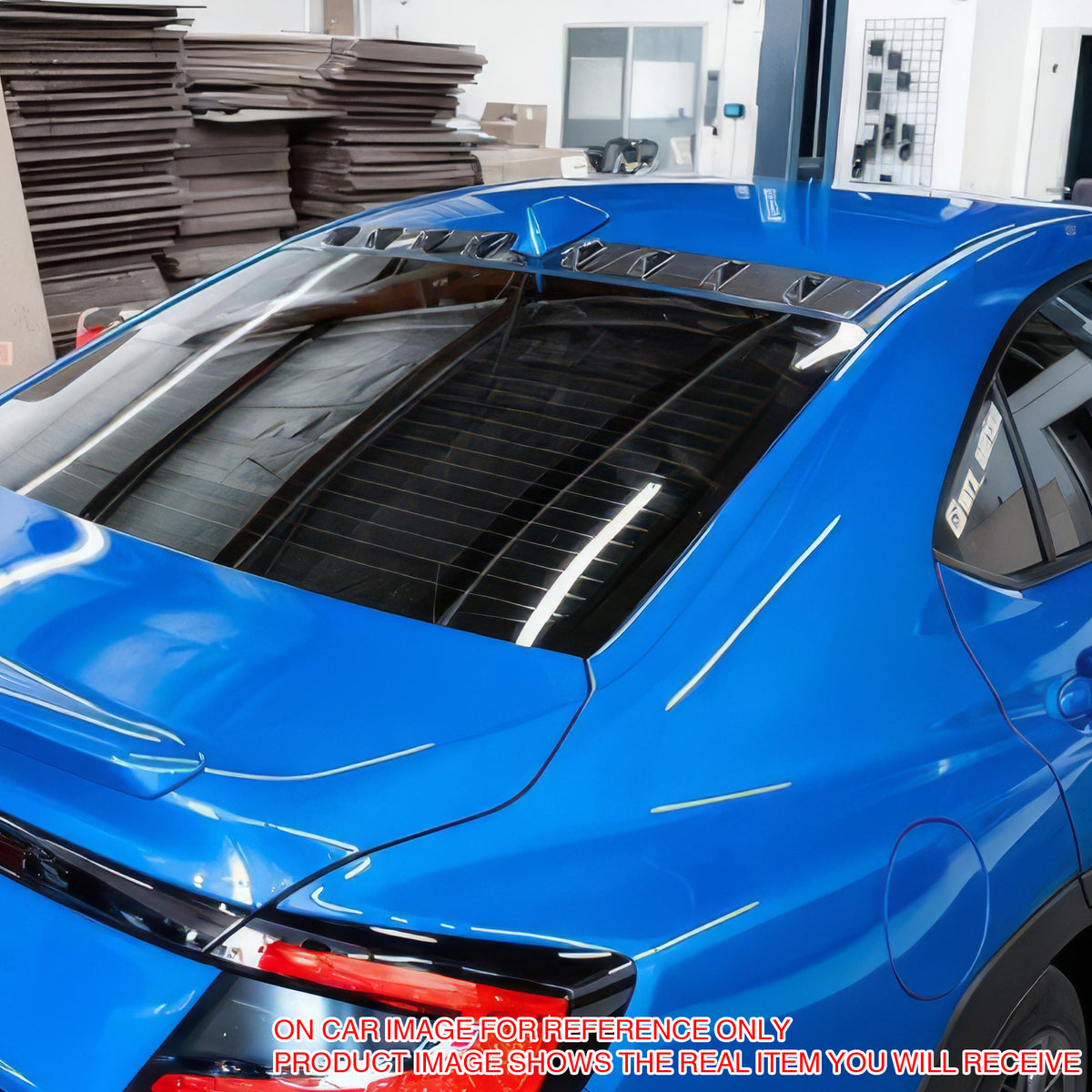 Roof Spoiler for Subaru WRX STI 2012-2016 Japan Style Painted Pearl White