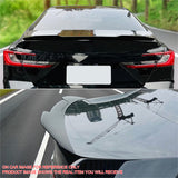 2025-2026 Toyota Camry XV80 9th Gen Z Style White Trunk Spoiler ABS