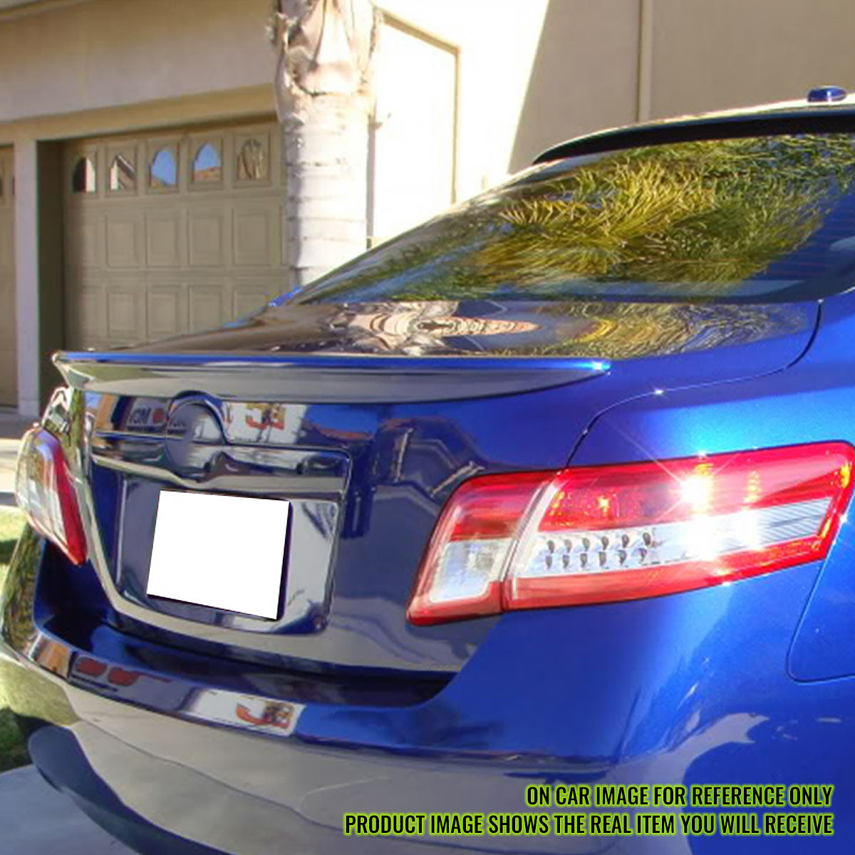 Trunk Spoiler for Toyota Camry Sedan 2007-2011 OE Flush Matte Black ABS