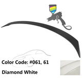 2018-2023 Toyota Camry Flush Mount painted Rear Trunk Wing Spoiler