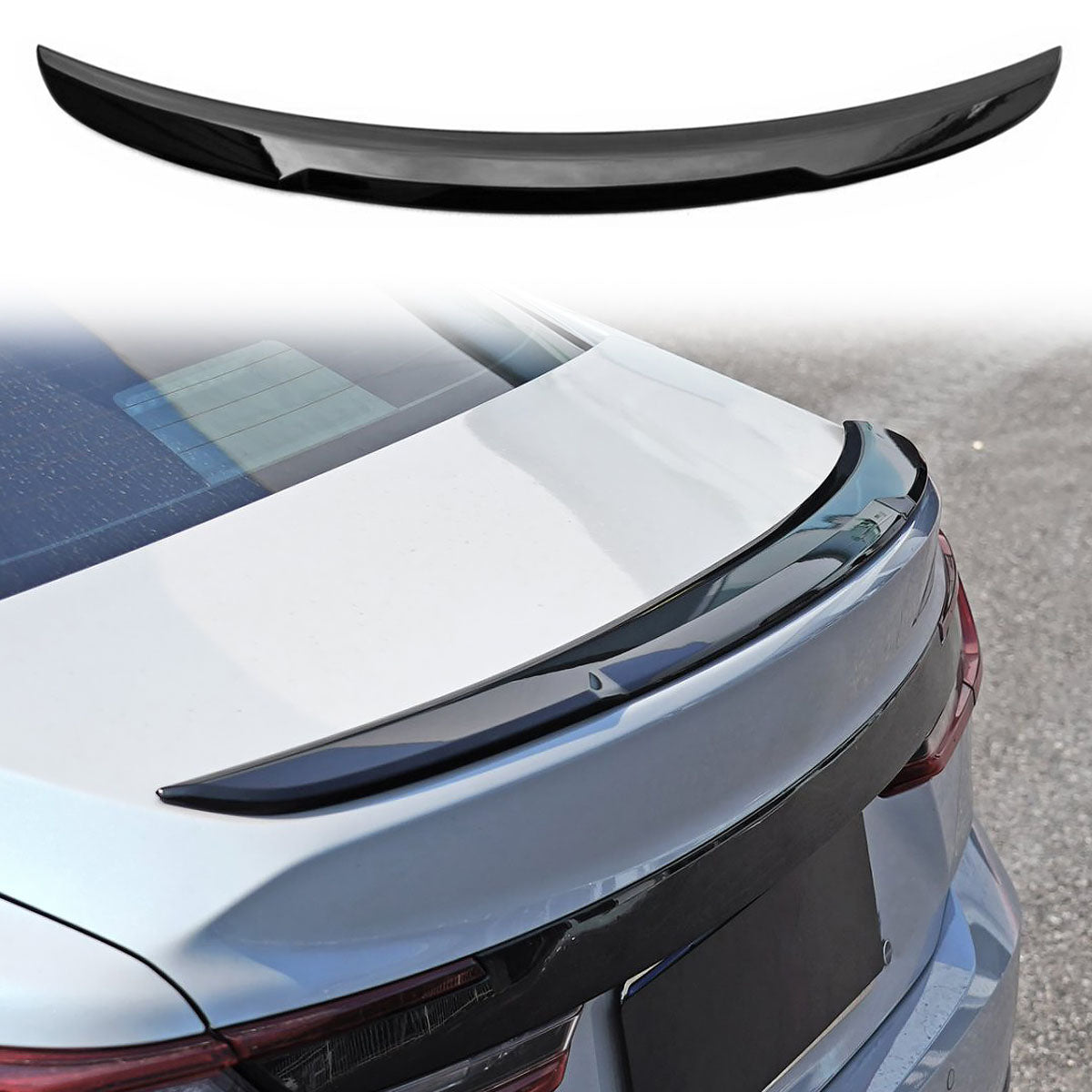 2025-2026 Toyota Camry XV80 9th Gen OE Gloss Black Trunk Spoiler ABS