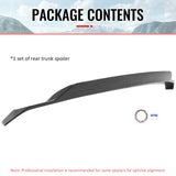 2025-2026 Toyota Camry XV80 9th R Style Carbon Fiber Print Trunk Spoiler ABS