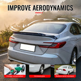 2025-2026 Toyota Camry XV80 9th R Style Carbon Fiber Print Trunk Spoiler ABS