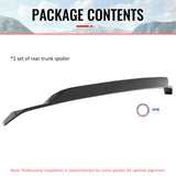 2025-2026 Toyota Camry XV80 9th R Style Gloss Black Trunk Spoiler ABS