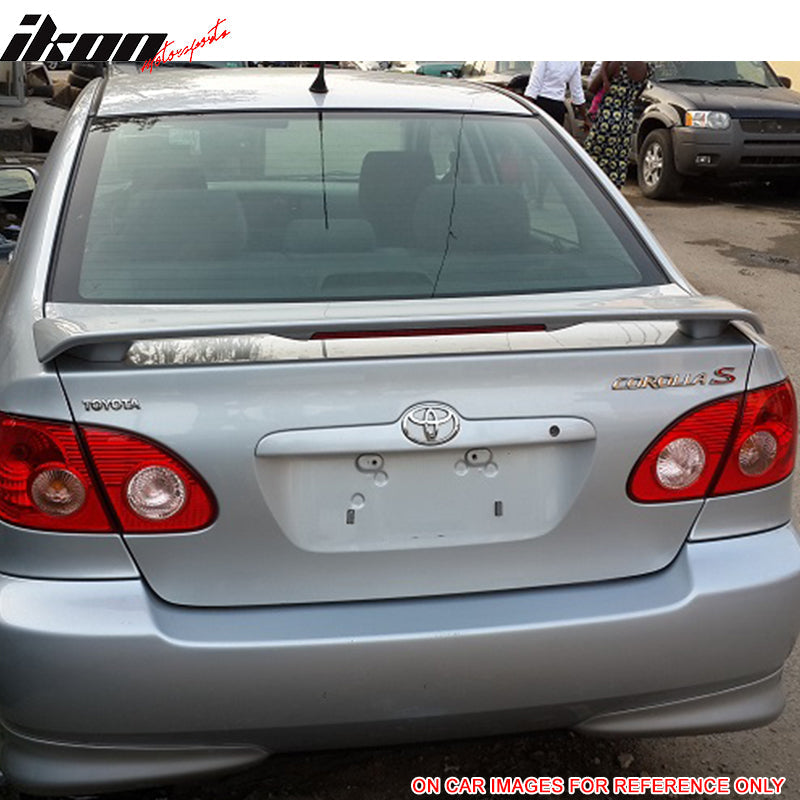 2003-08Â  Toyota Corolla OE Gloss Black Rear Spoiler Wing & Brake Light