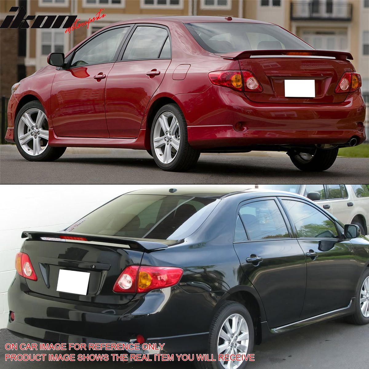 2009-2013 Toyota Corolla Sedan Trunk Spoiler with 3RD LED Brake Light
