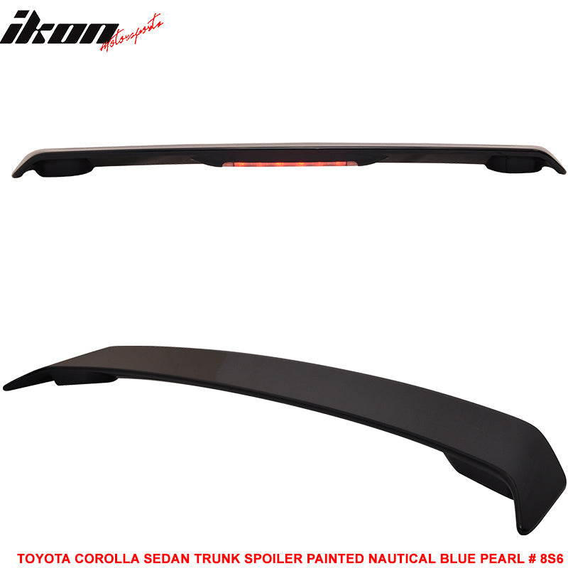 2009-2013 Toyota Corolla Sedan Trunk Spoiler with 3RD LED Brake Light