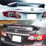 2009-2013 Corolla Sedan Sportivo Trunk Spoiler & LED Brake Light ABS