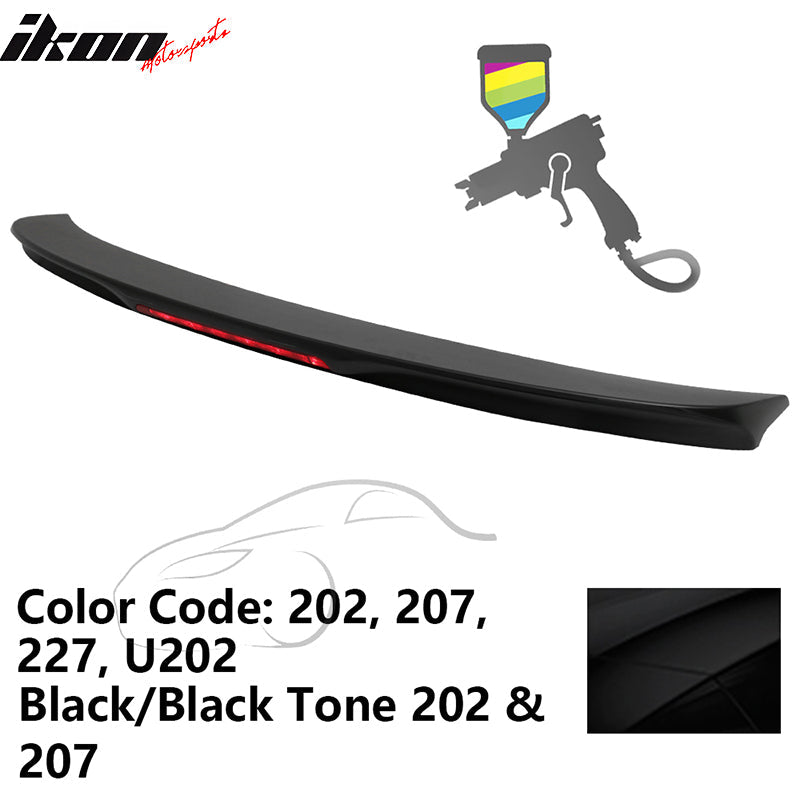 2014-2019 Toyota Corolla OEM Style Trunk Spoiler ABS Painted