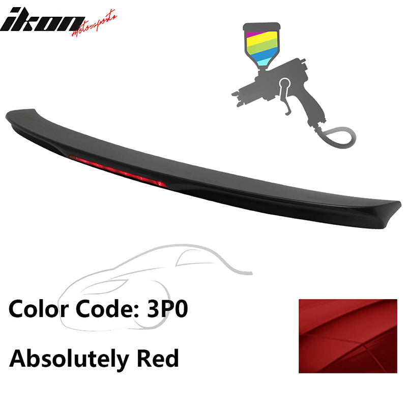 2014-2019 Toyota Corolla OEM Style Trunk Spoiler ABS Painted