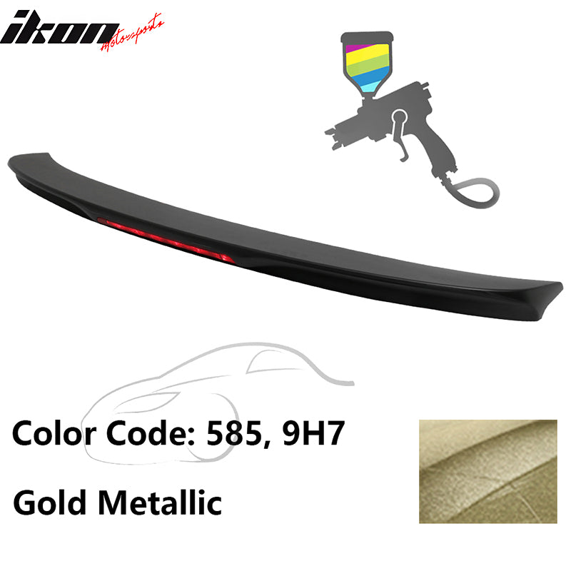 2014-2019 Toyota Corolla OEM Style Trunk Spoiler ABS Painted