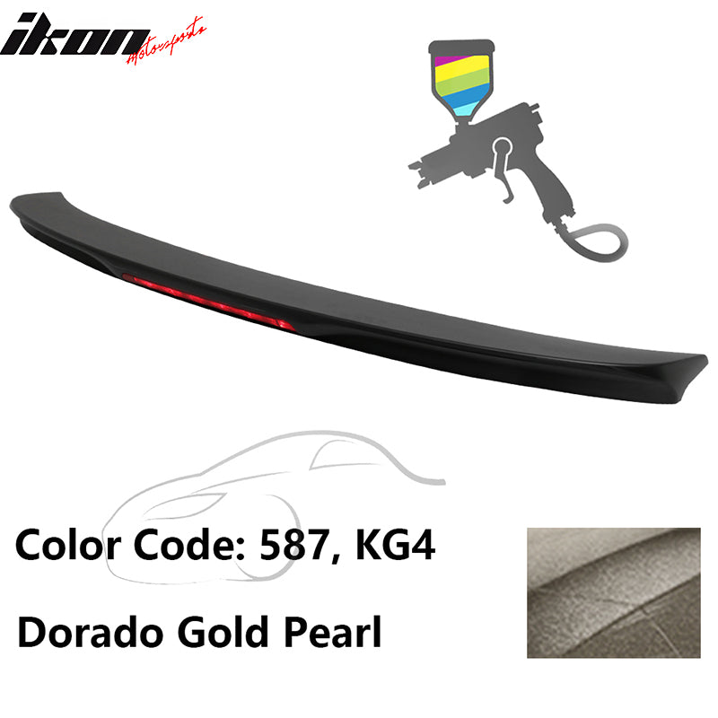 2014-2019 Toyota Corolla OEM Style Trunk Spoiler ABS Painted