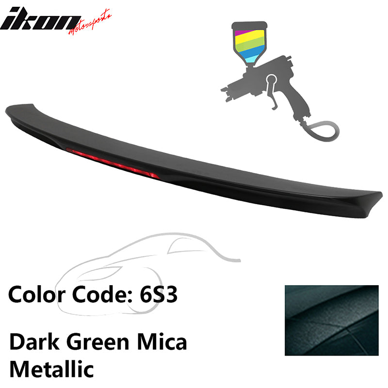 2014-2019 Toyota Corolla OEM Style Trunk Spoiler ABS Painted