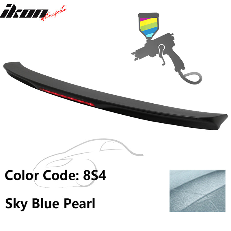 2014-2019 Toyota Corolla OEM Style Trunk Spoiler ABS Painted