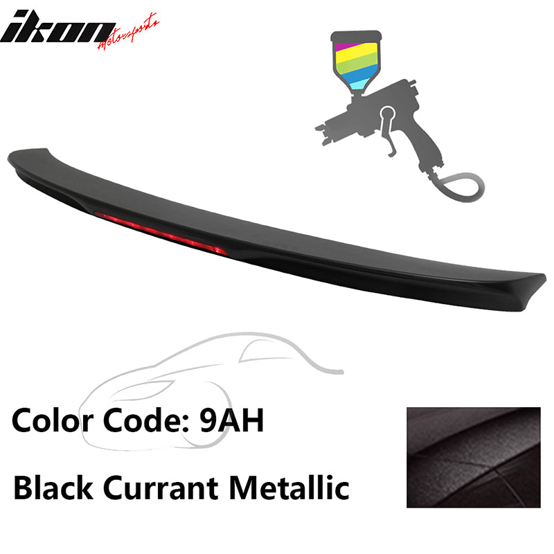2014-2019 Toyota Corolla OEM Style Trunk Spoiler ABS Painted