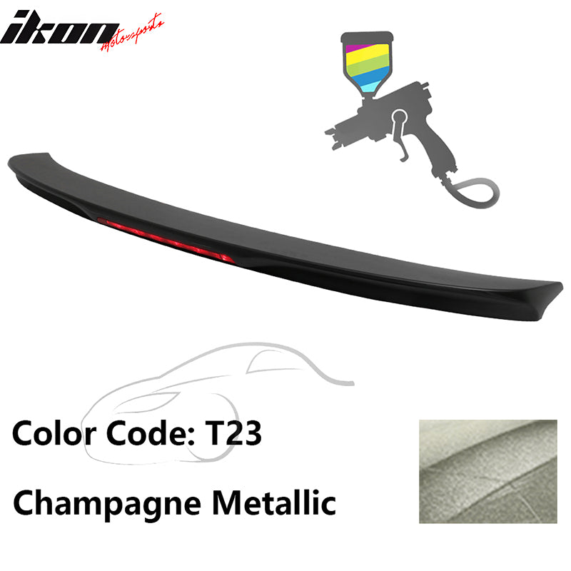 2014-2019 Toyota Corolla OEM Style Trunk Spoiler ABS Painted