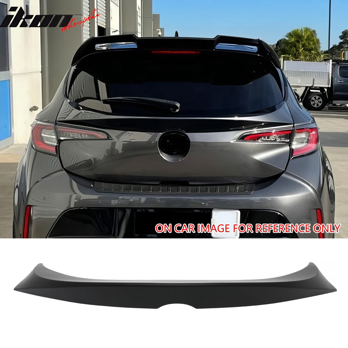 Trunk Spoiler for Toyota GR Corolla Hatchback 2019-2026 JDM Style Matte Black ABS
