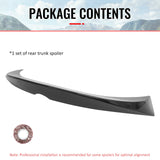 Trunk Spoiler for Toyota GR Corolla Hatchback 2019-2026 JDM Style Carbon Fiber Print ABS