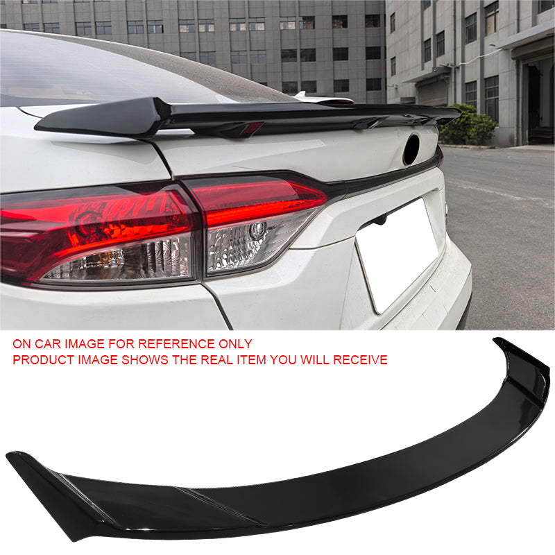 Trunk Spoiler for Toyota Corolla Sedan 2020-2026 Apex Style Gloss Black