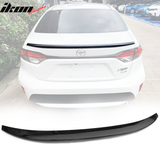 2020-2025 Toyota Corolla Sedan IKON Style Trunk Spoiler Wing ABS
