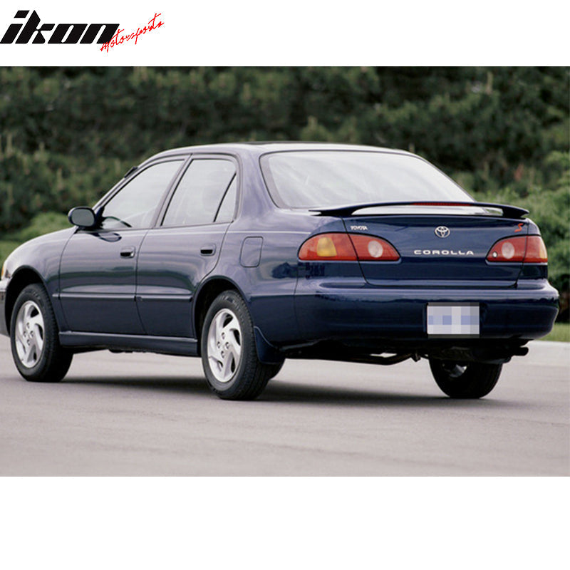 1998-2002 Toyota Corolla Rear Trunk Spoiler W/LED ABS