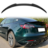 2017-2023 Tesla Model 3 IKON Style Rear Trunk Spoiler Wing ABS