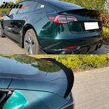 2017-2023 Tesla Model 3 IKON Style Rear Trunk Spoiler Wing ABS