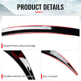 Rear Trunk Deck Lid Wing Lip for Tesla Model 3 2017-2023 MX Style Painted Gloss Black ABS Plastic
