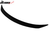 2017-2023 Tesla Model 3 V Style Gloss Black Rear Trunk Spoiler Lip ABS