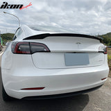 2017-2023 Tesla 3 Sedan 4-Door IKON V Trunk Spoiler ABS