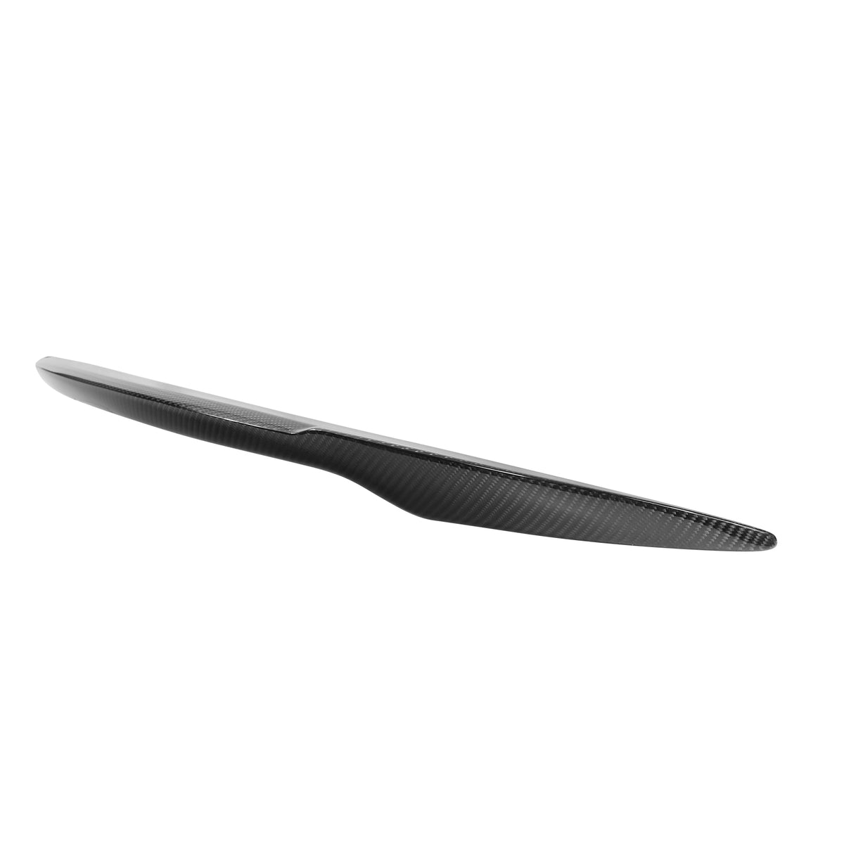 Trunk Spoiler for Tesla 3 Sedan 4-Door 2017-2023 V Black CF