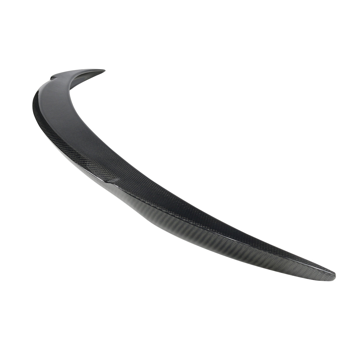 Trunk Spoiler for Tesla 3 Sedan 4-Door 2017-2023 V Black CF