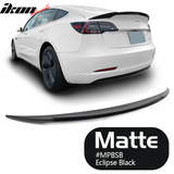 2017-2023 Tesla 3 Sedan 4-Door IKON V Trunk Spoiler ABS