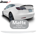 2017-2023 Tesla 3 Sedan 4-Door IKON V Trunk Spoiler ABS