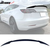 2017-2023 Tesla 3 Sedan 4-Door IKON V Trunk Spoiler ABS