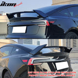 2017-2024 Tesla Model 3 GT Style Carbon Fiber Print Trunk Spoiler ABS