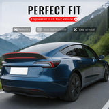 2024-2026 Tesla Model 3 Duckbill IKON Style Trunk Spoiler Matte Black ABS